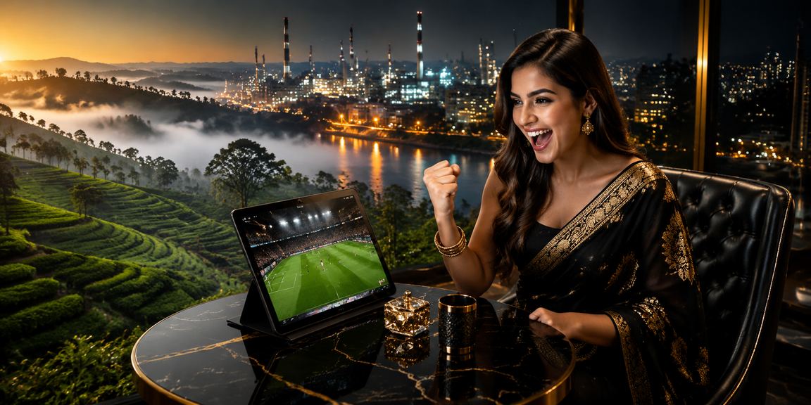 নারায়ণগঞ্জের চা বাগানের পটভূমিতে ক্যাসিনো বিনোদন দৃশ্য