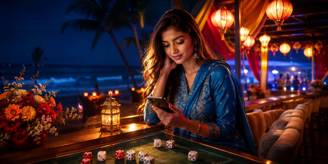 সেন্ট মার্টিনে সালোয়ার কামিজে ডাইস গেম প্রোমোশন উপভোগ